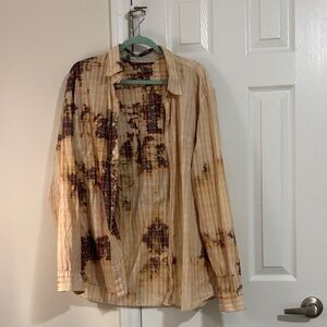 Handmade Flannel with Quilt on Back